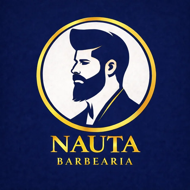 Logotipo Nauta Barbearia